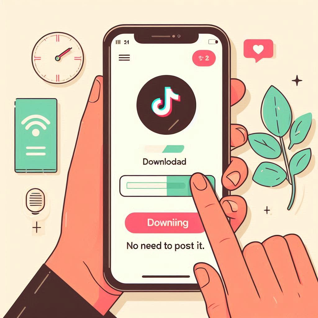 download tiktok video without posting