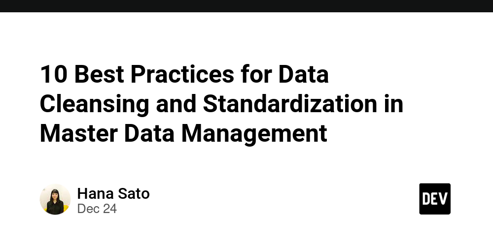 10 Best Practices for Data Cleansing and Standardization in Master Data Management