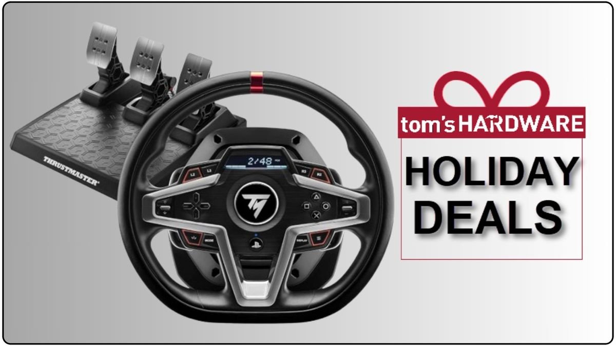 A perfect holiday gift for the racing-sim enthusiast in your life – Thrustmaster’s T248 racing wheel hits an all-time low