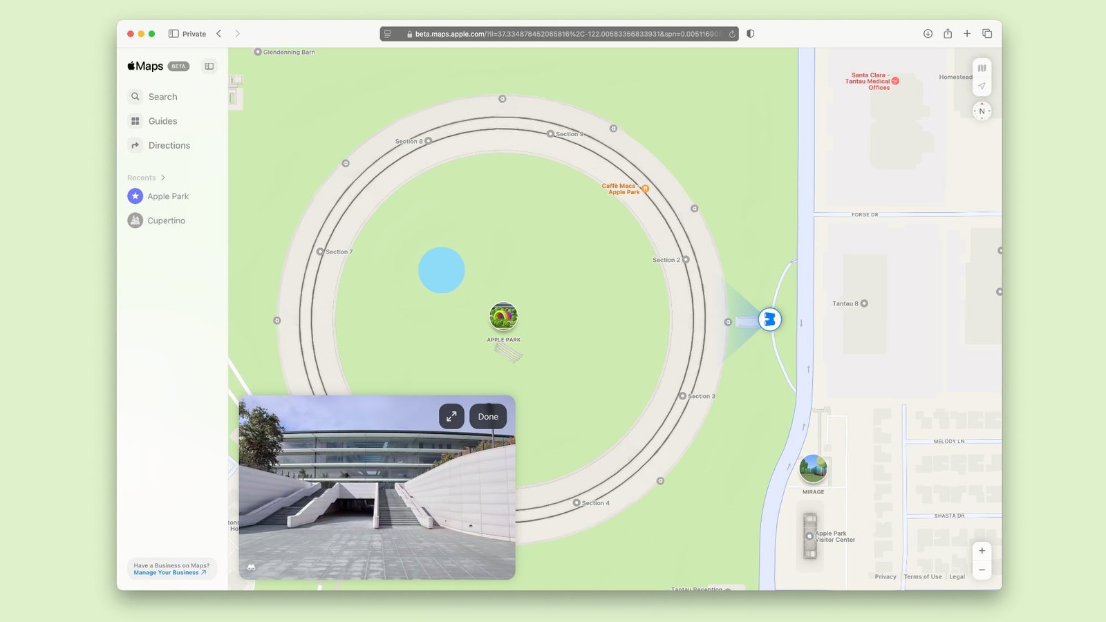 Apple Maps on the Web Gains ‘Look Around’ Support