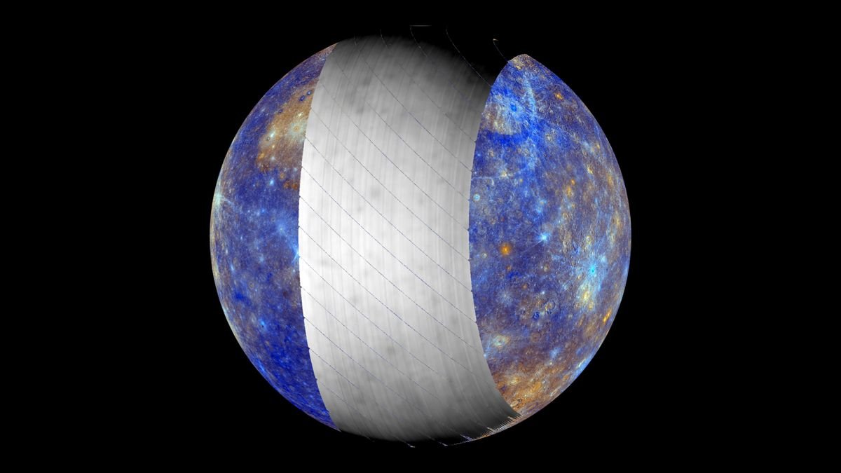 BepiColombo spacecraft flies by Mercury, sees volcanic plain and impact craters