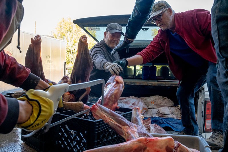 Bringing Elk and Venison to Food Pantries