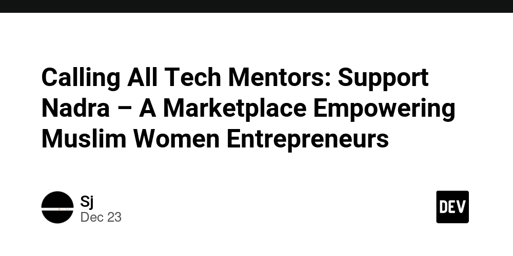 Calling All Tech Mentors: Support Nadra – A Marketplace Empowering Muslim Women Entrepreneurs