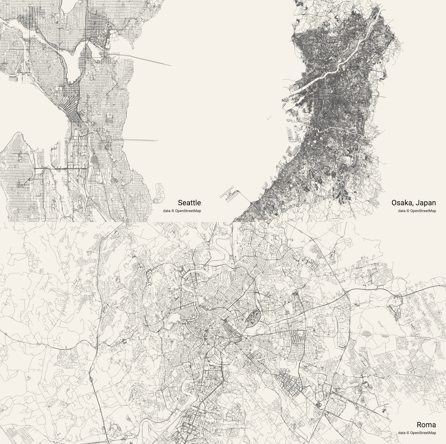 City Roads: A tool to draw all roads in a city at once