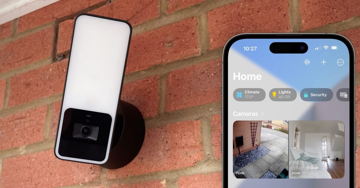 Eve Outdoor Cam excels as a 2-in-1 HomeKit camera and floodlight