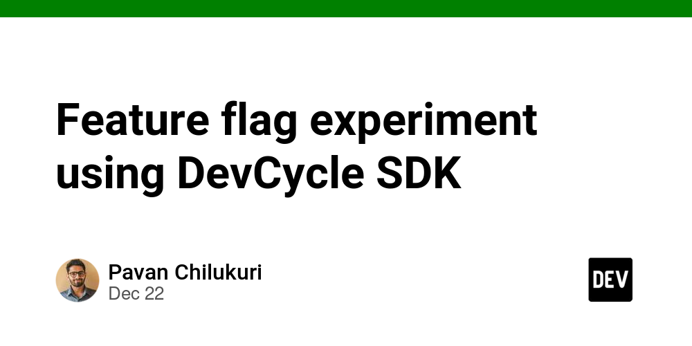 Feature flag experiment using DevCycle SDK