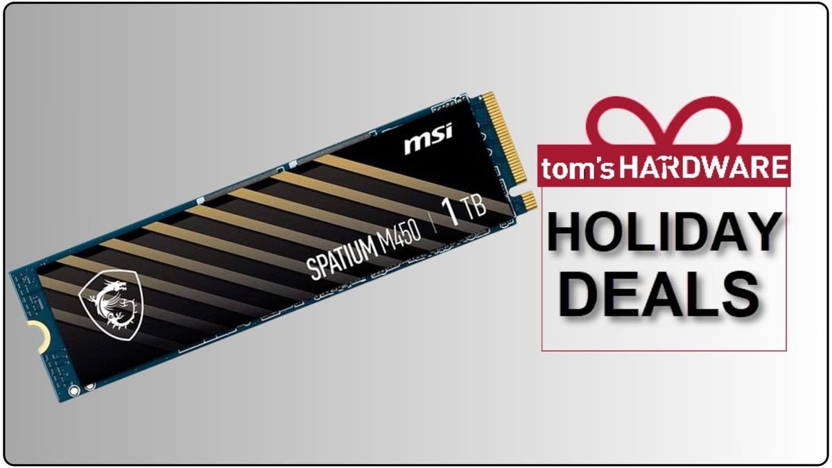 Grab a 1TB Gen 4 SSD for Christmas – MSI’s Spatium M450 is down to just $44