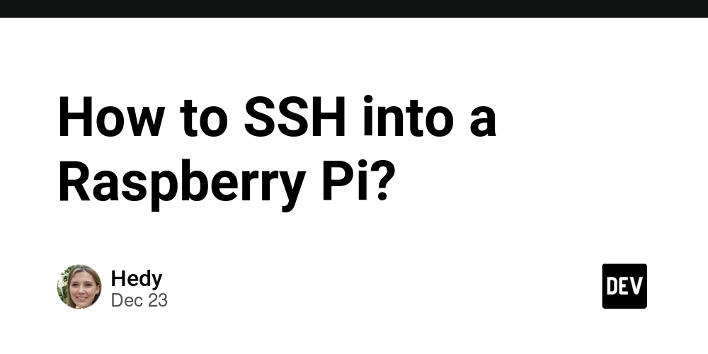 How to SSH into a Raspberry Pi?