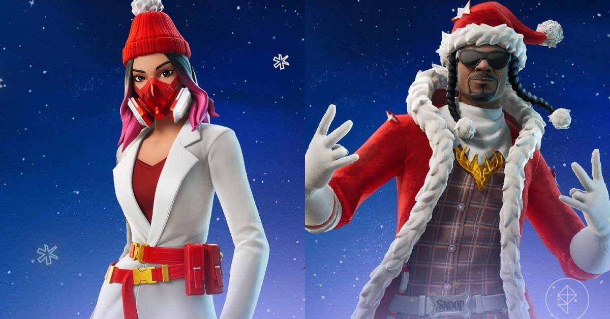 How to get free Yulejacket and Santa Dogg skins in Fortnite Winterfest