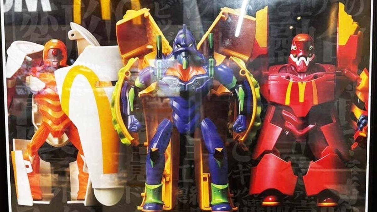 McDonald’s Japan-Only Evangelion Figures Leak Online