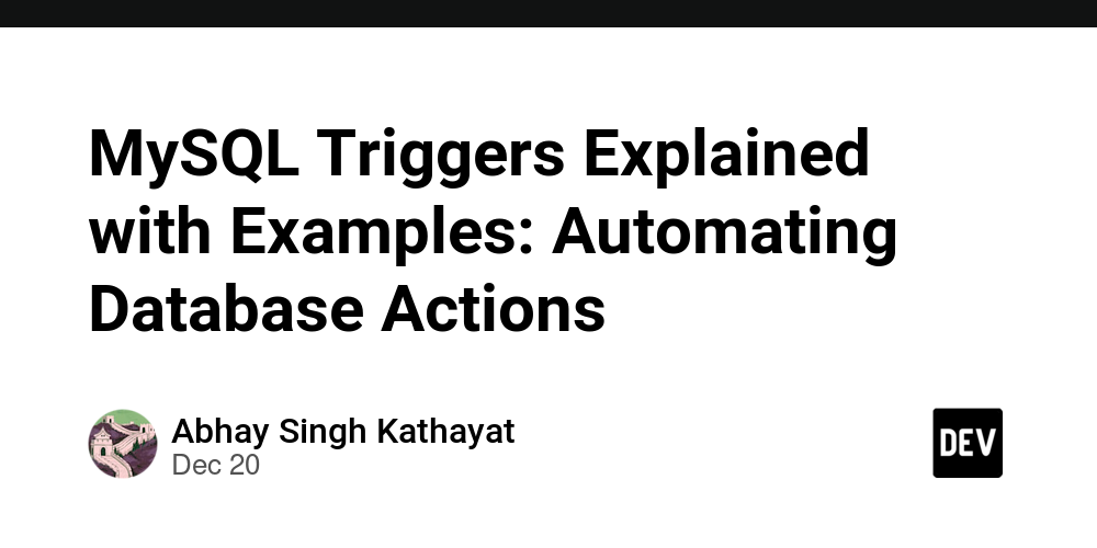 MySQL Triggers Explained with Examples: Automating Database Actions