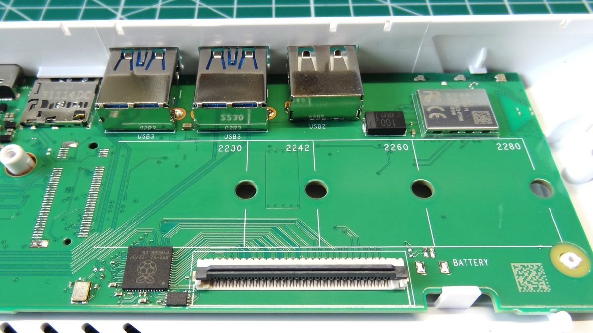 Raspberry Pi 500 keyboard PC has been modded with an NVMe M.2 slot leveraging the device’s conspicuously empty PCB header