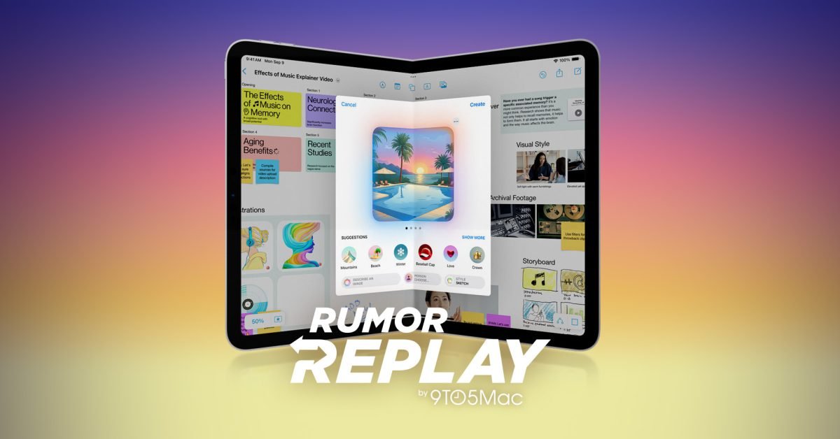 Rumor Replay: Apple’s foldable iPad and iPhone are coming, AirTag 2 and more