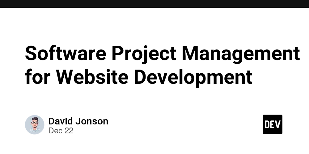 Software Project Management for Website Development