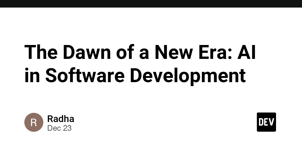 The Dawn of a New Era: AI in Software Development