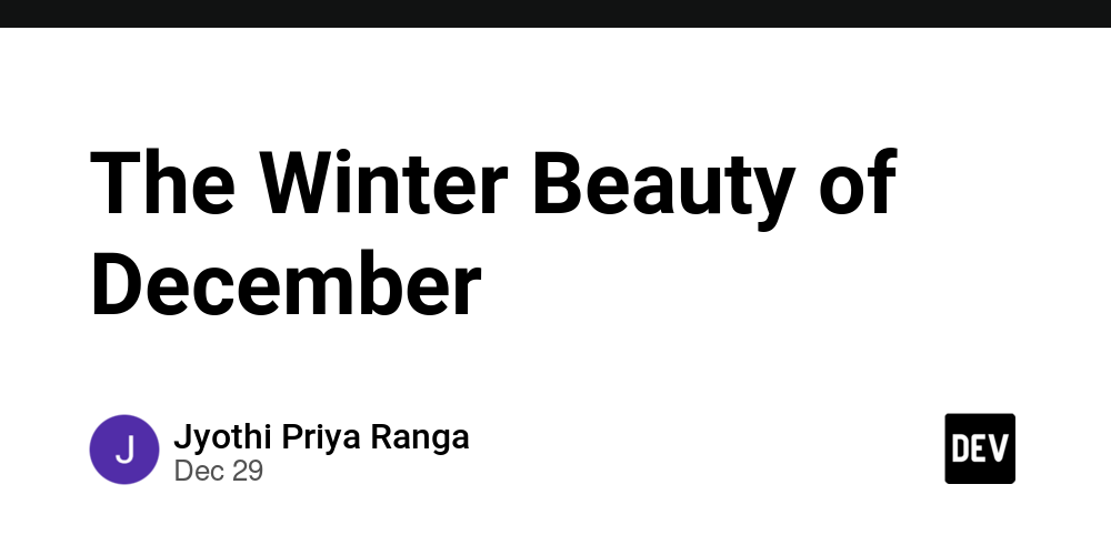 The Winter Beauty of December