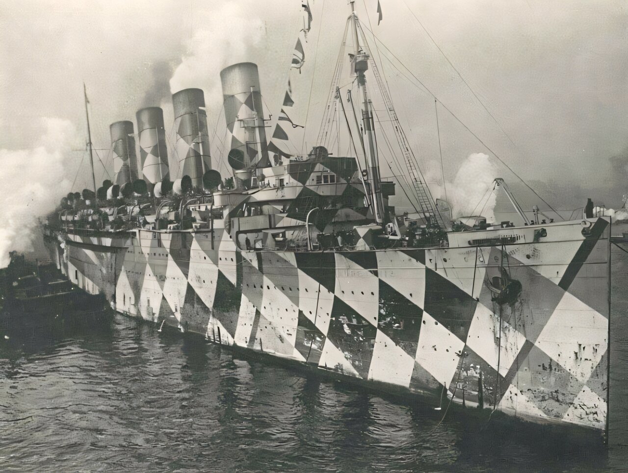 World War One dazzle camouflage was not as well understood as it might have been, researchers suggest