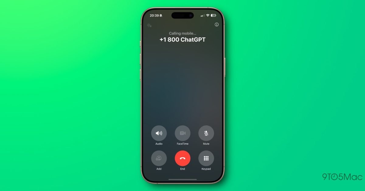 You can now call ChatGPT using your phone line