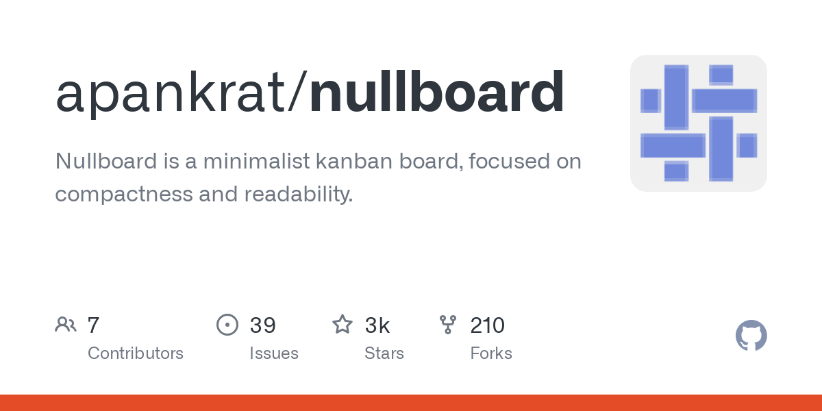 apankrat/nullboard: Nullboard is a minimalist kanban board, focused on compactness and readability.