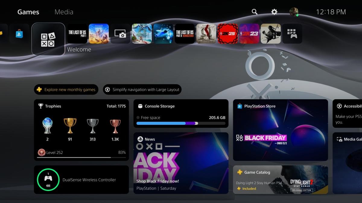 PS5 anniversary update adds themes for each generation of the PlayStation