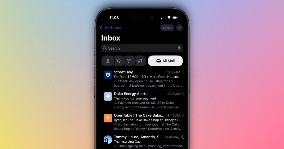 iOS 18.2’s new Mail app is nice, but I disabled one of its main features