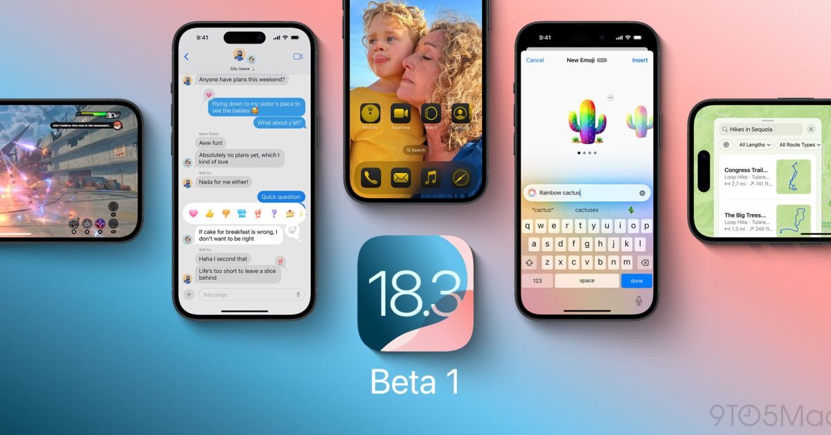 iOS 18.3 beta 1 now available