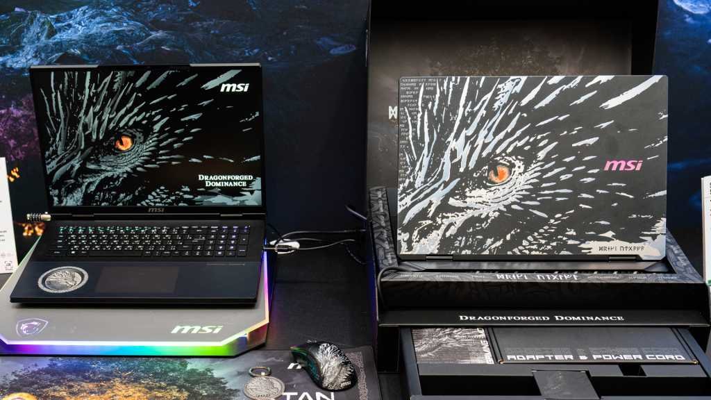 MSI’s new Titan 18 HX laptop loves dragons, dragons, dragons