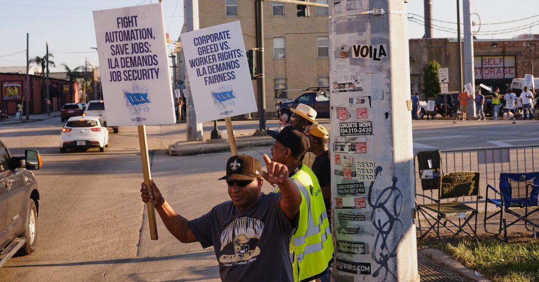 Port Workers Could Strike Again if No Deal Is Reached on Automation