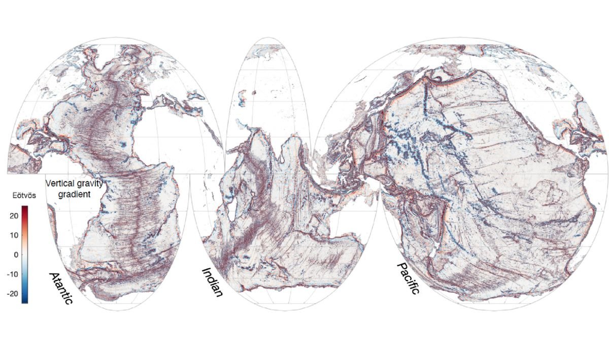 Satellites reveal stunningly detailed maps of Earth’s seafloors