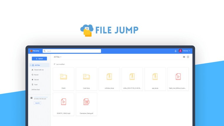 Save 85% on FileJump 2TB Cloud Storage: Lifetime Subscription