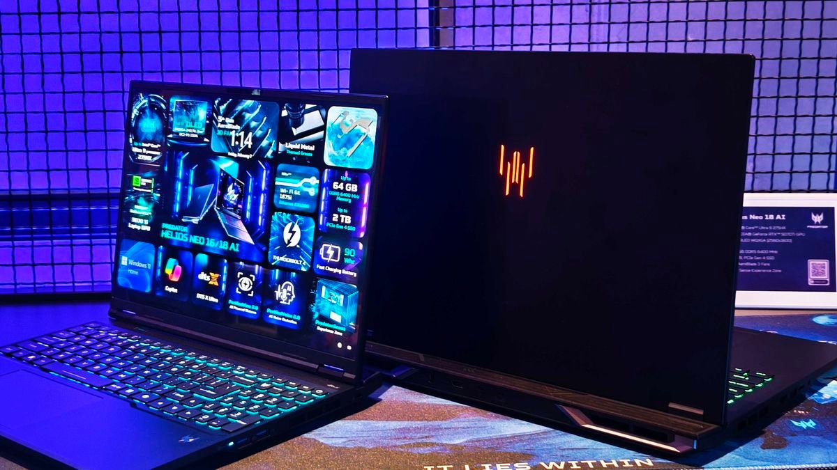I’m touching Acer’s new Predator laptops right now – and they’re perfect for creatives