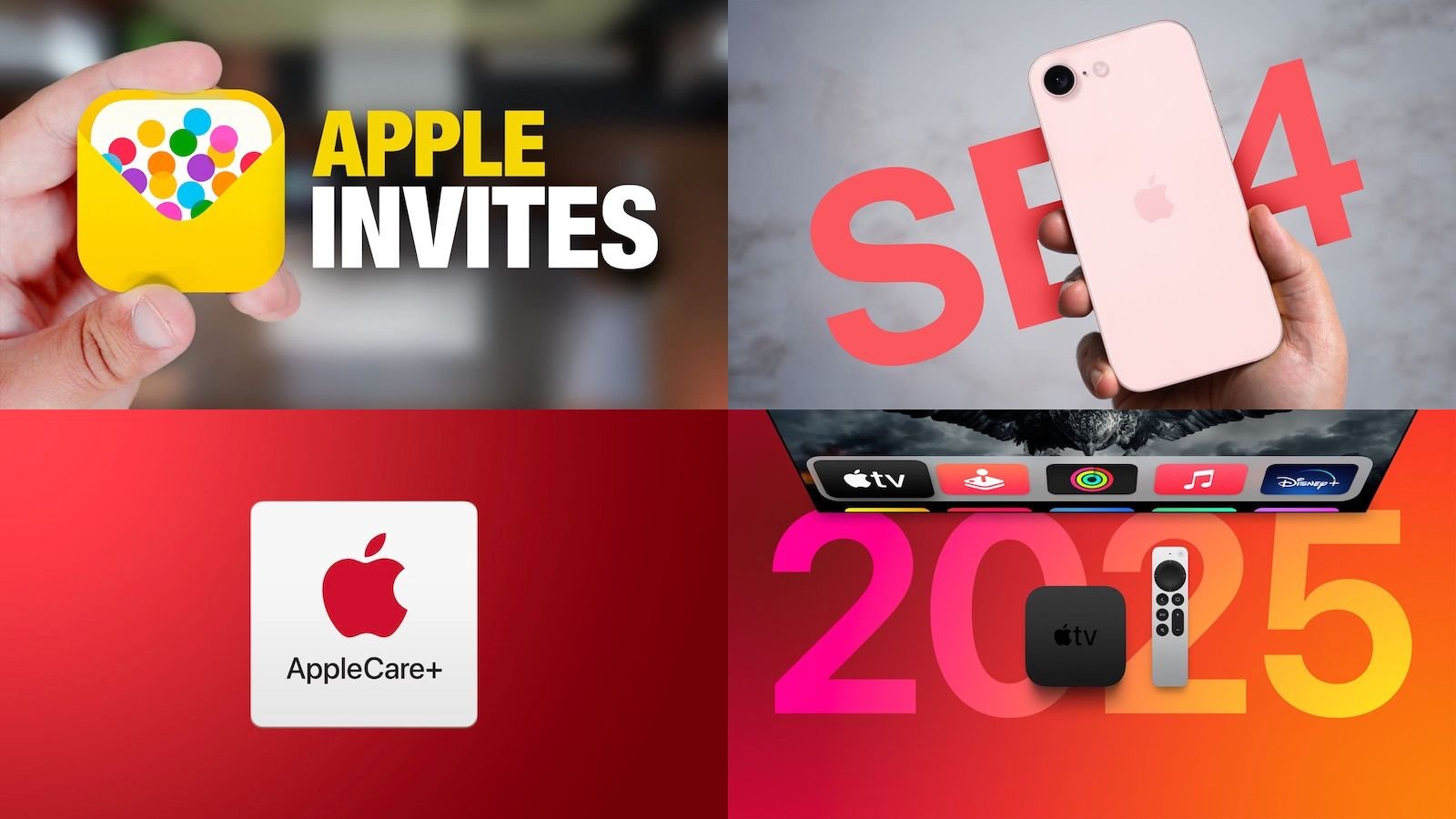 Top Stories: Apple ‘Invites’ App, iPhone SE 4 Imminent, AppleCare Changes, and More